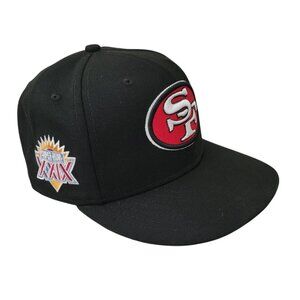 San Francisco 49ers NFL Super Bowl XXIX Blk Pnk New Era 59FIFTY Fitted Cap 7-1/4